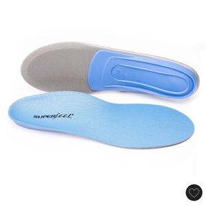 Superfeet Blue Insoles size C Men 5.5-7, Women 6.5-8 brand new w/ no box
